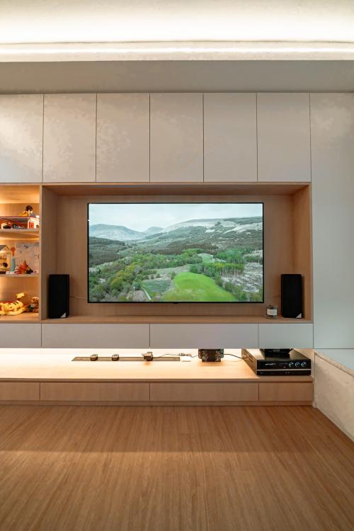 Minimalist Living Room at Canberra Street