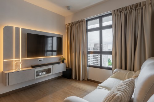 Modern Living Room at Northshore Drive