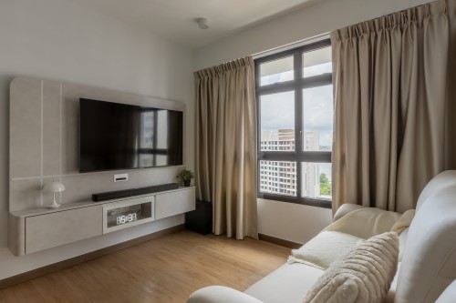 Modern Living Room at Northshore Drive