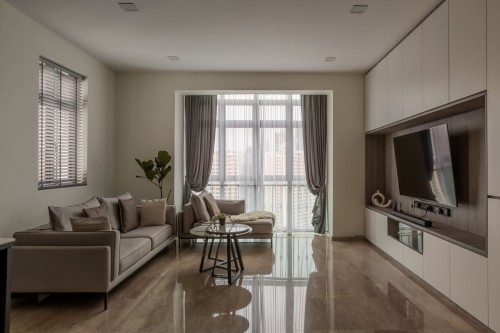 Modern Living Room at Mirage Tower