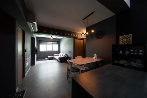 Modern Dining Room at Ubi Zen Cove