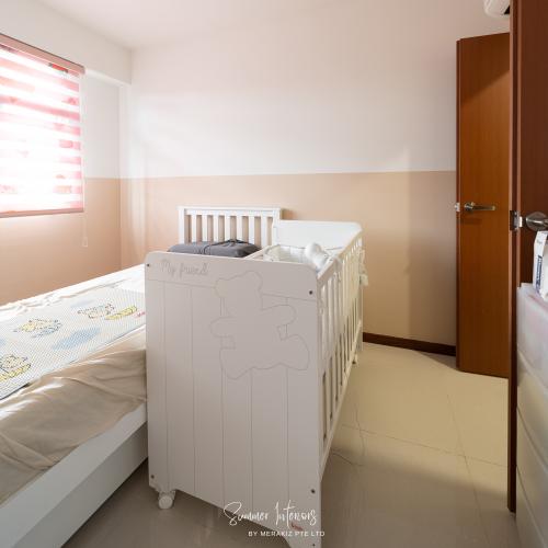 Modern Kids Room at Minimalistic Geometry