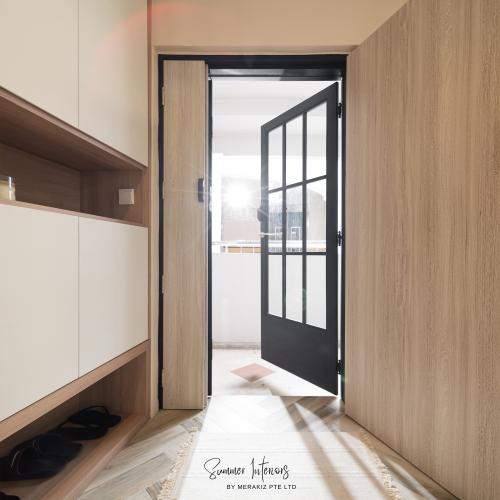 Modern Entryway at Modern Curvature