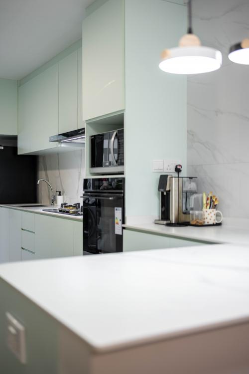 Minimalist Kitchen at Pastel Wonders