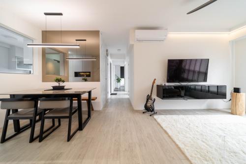 Modern Hallway at Chic Retreat