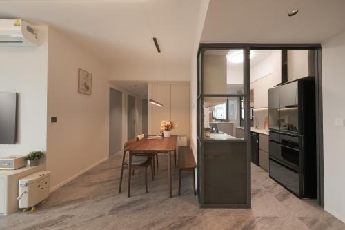 Contemporary Dining Room at Provence Residences
