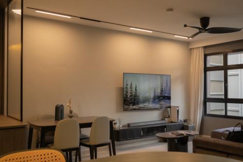 Modern Living Room at Bidadari Park Drive