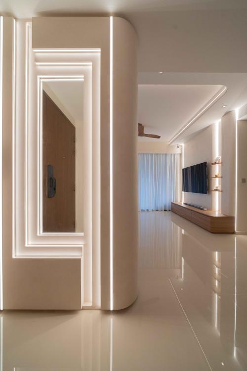 Contemporary Foyer at The Visionaire