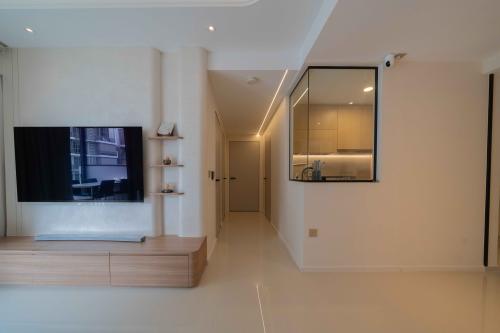 Contemporary Living Room at The Visionaire