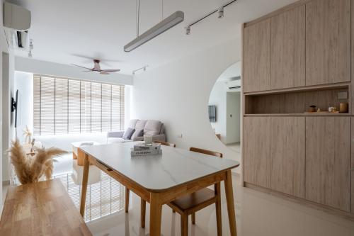 Scandinavian Living Room at 330A Anchorvale Street