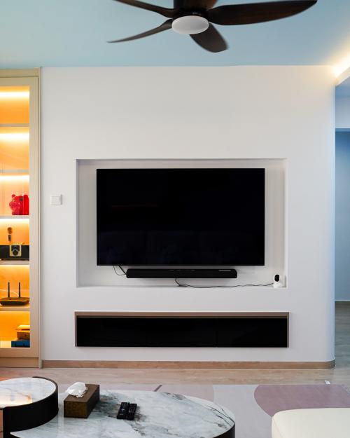 Modern Living Room at Bangkit Rd