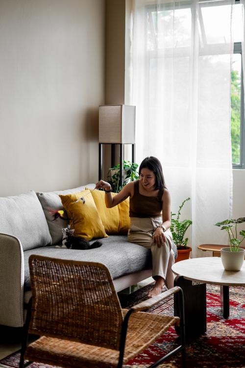 Vintage Living Room at 381 Tanglin Regency