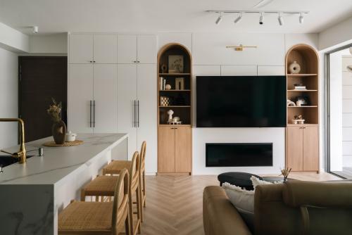 Contemporary Living Room at The Topiary II