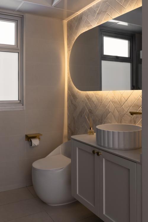 Minimalist Bathroom at Boon Lay Drive