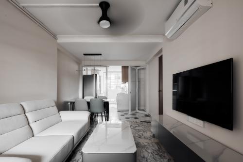 Modern Living Room at 410 Tampines