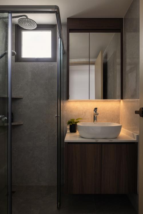 Modern Bathroom at Luxe Abode