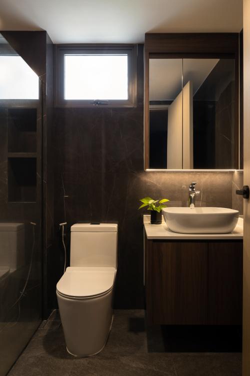 Modern Bathroom at Luxe Abode
