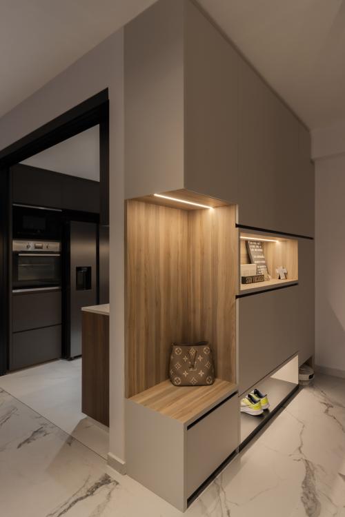 Modern Entryway at Luxe Abode