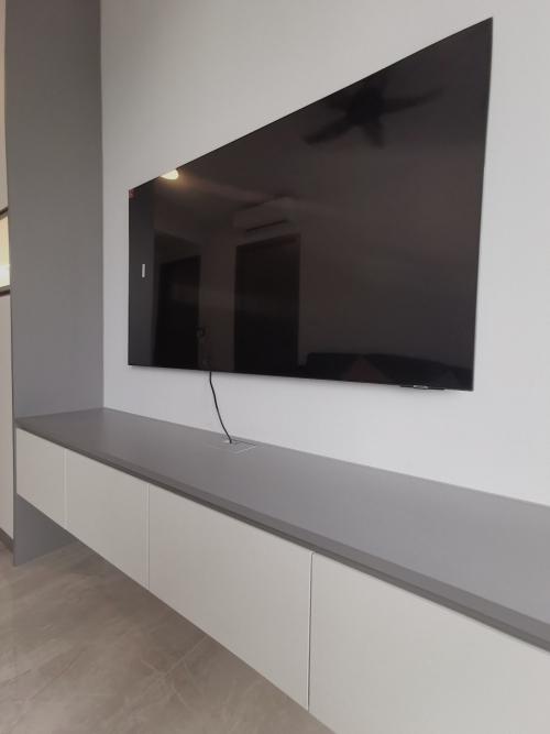 Modern Living Room at AFFINITY @SERANGOON
