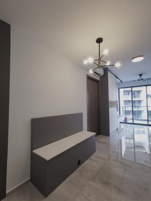 Modern Living Room at AFFINITY @SERANGOON