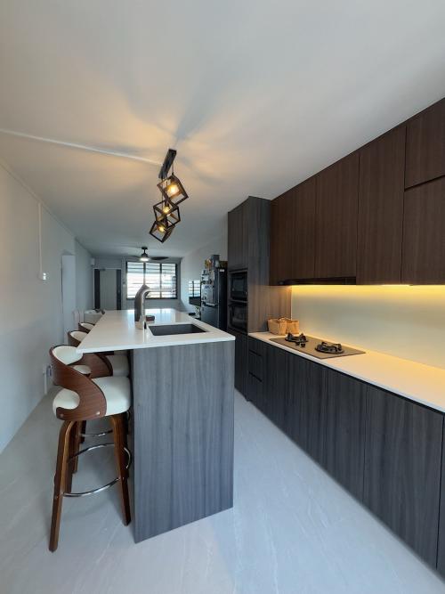 Modern Kitchen at Blk 406 Tampines St 41