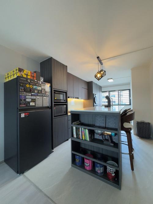 Modern Kitchen at Blk 406 Tampines St 41