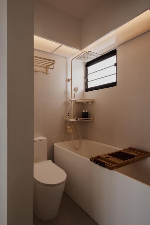 Minimalist Bathroom at 63 Sims Place