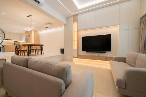 Modern Living Room at Villa Verde