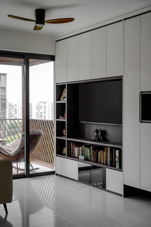 Modern Living Room at 78 Anchorvale Crescent OLA Condo