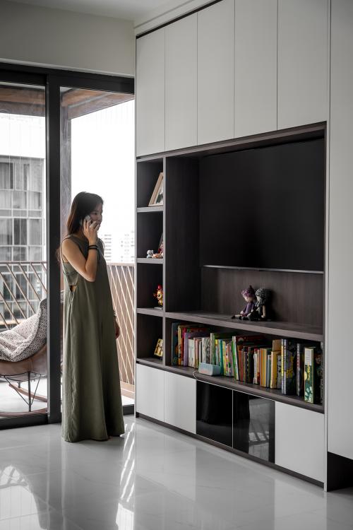 Modern Living Room at 78 Anchorvale Crescent OLA Condo