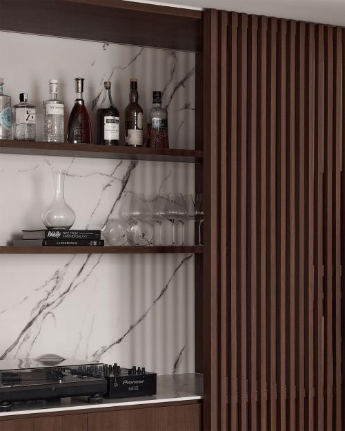 Contemporary Pantry at Icon Residence