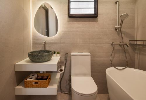 Scandinavian Bathroom at 33 ghim moh