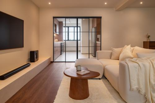 Modern Living Room at 820 Yishun