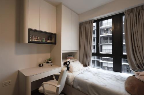Contemporary Bedroom at 4 Bedroom Condo @ Parc Central Residence