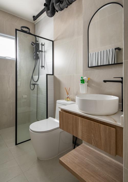 Contemporary Bathroom at bedok reservior