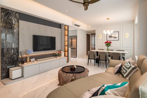 Modern Living Room at twin regency