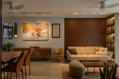 Contemporary Living Room at Bishan Street 22