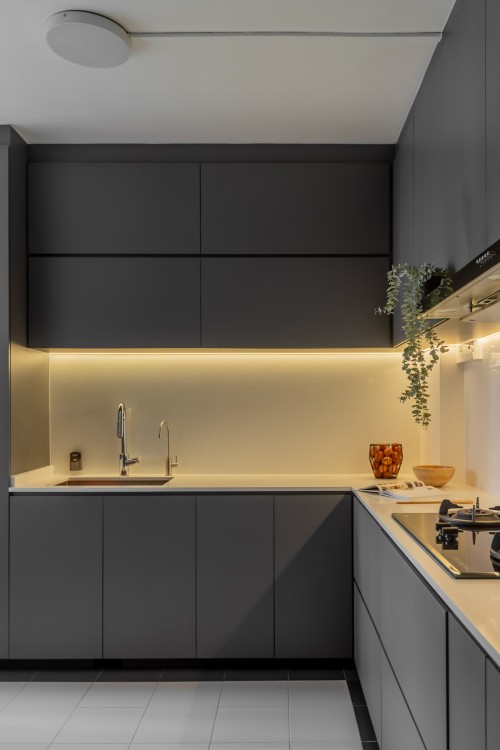 Contemporary Kitchen at Bishan Street 22