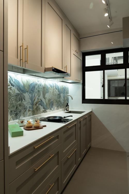 Contemporary Kitchen at Punggol Point Cove