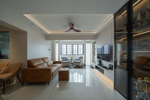 Modern Living Room at 666 Jurong West