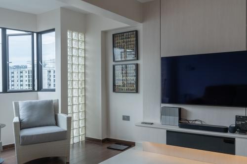 Modern Living Room at 666 Jurong West