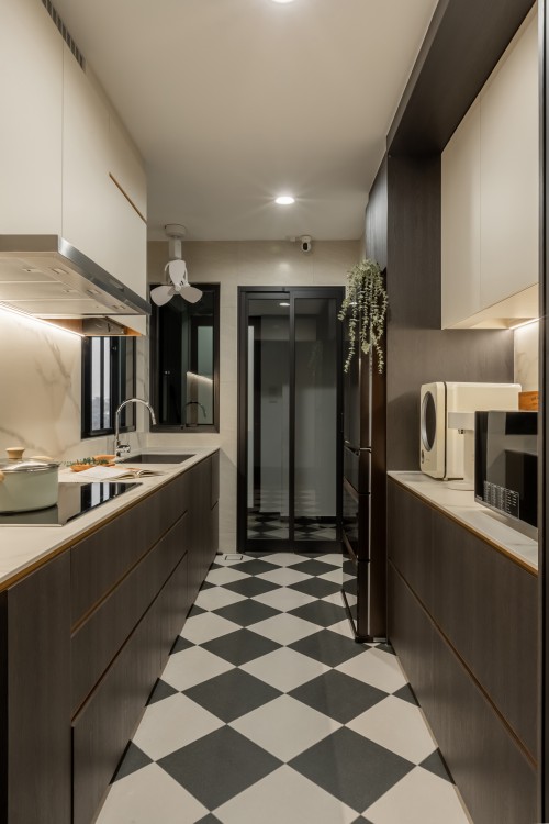 Contemporary Kitchen at The Sterling