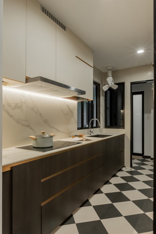 Contemporary Kitchen at The Sterling