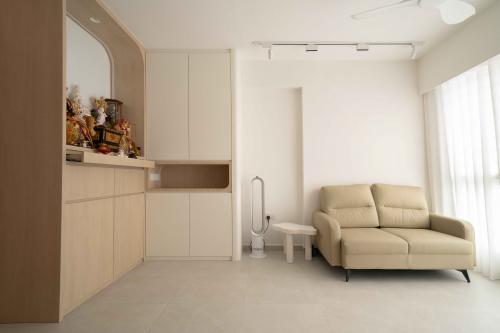 Minimalist Living Room at Towner Crest