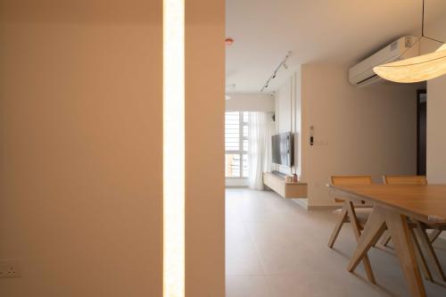Minimalist Hallway at Towner Crest