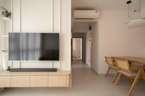 Minimalist Living Room at Towner Crest