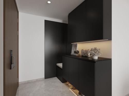 Minimalist Foyer at OLA