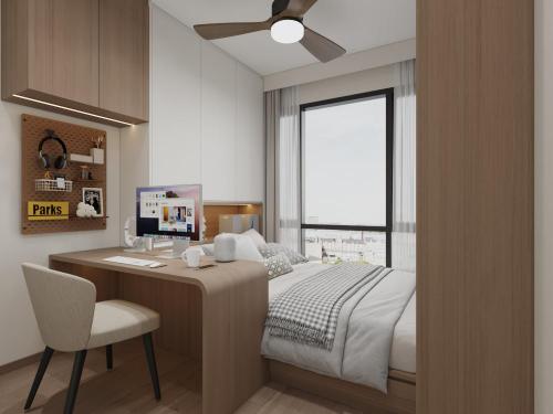 Minimalist Bedroom at OLA