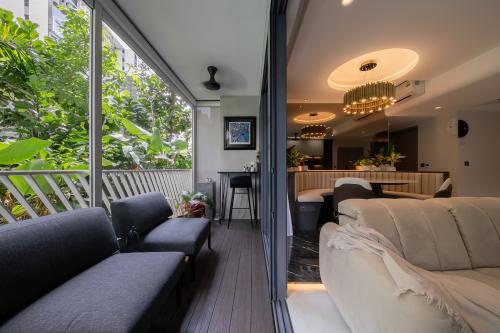 Contemporary Balcony at New 3 Bedroom EC @ Ola Sengkang