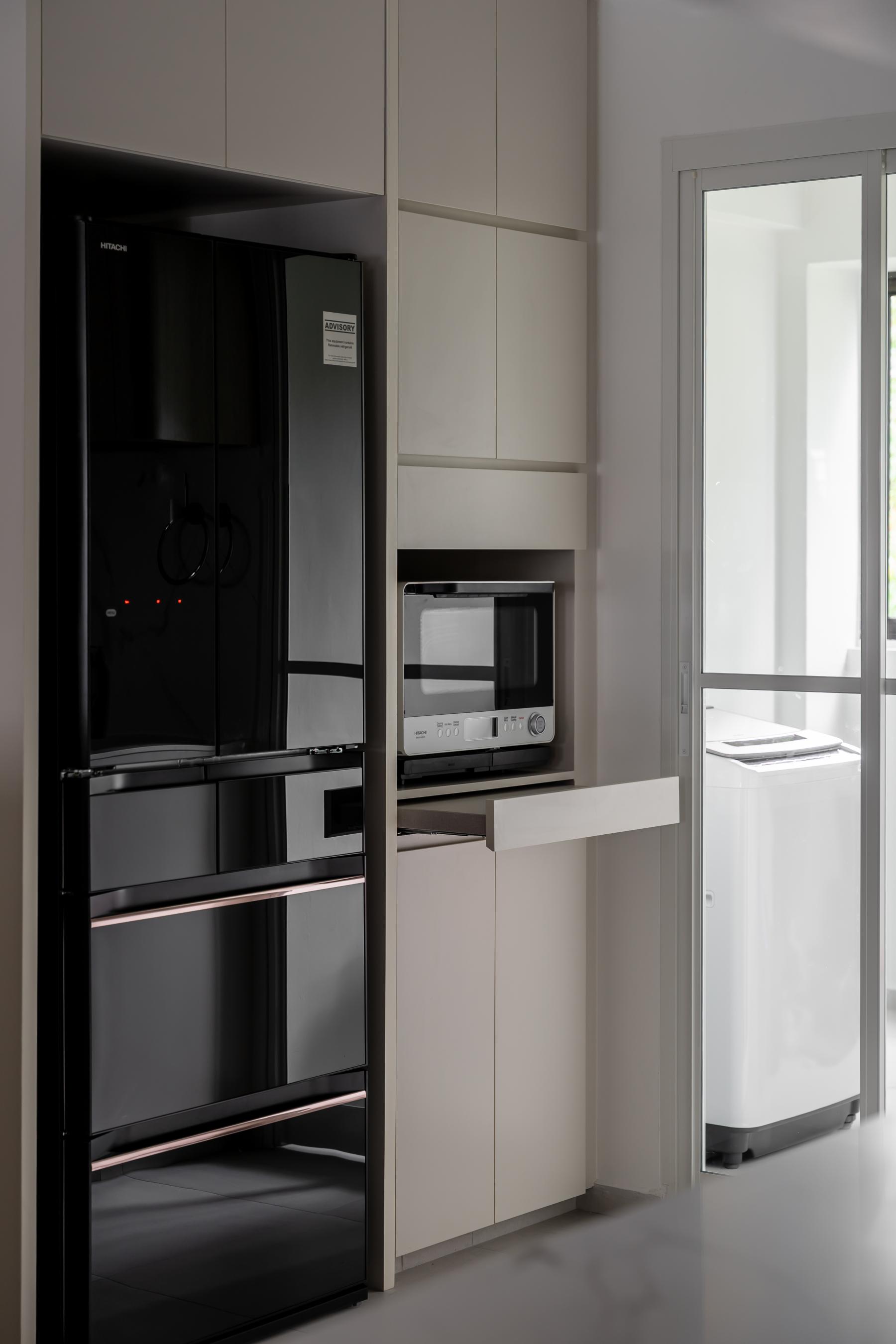 Scandinavian Kitchen with Open Kitchen and Kitchen Cabinets